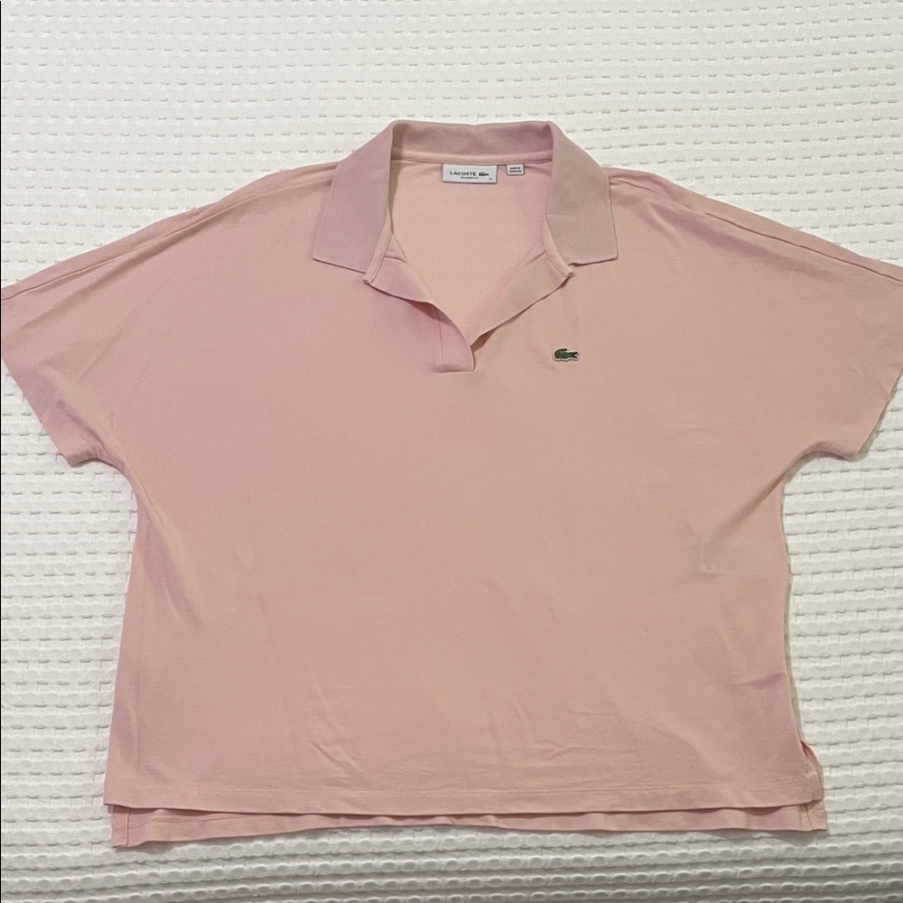 Lacoste Pale Pink Relaxed Fit Polo